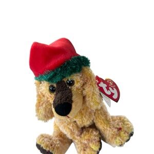 Ty Red and Brown Plush Dog Toy with Floppy Ears